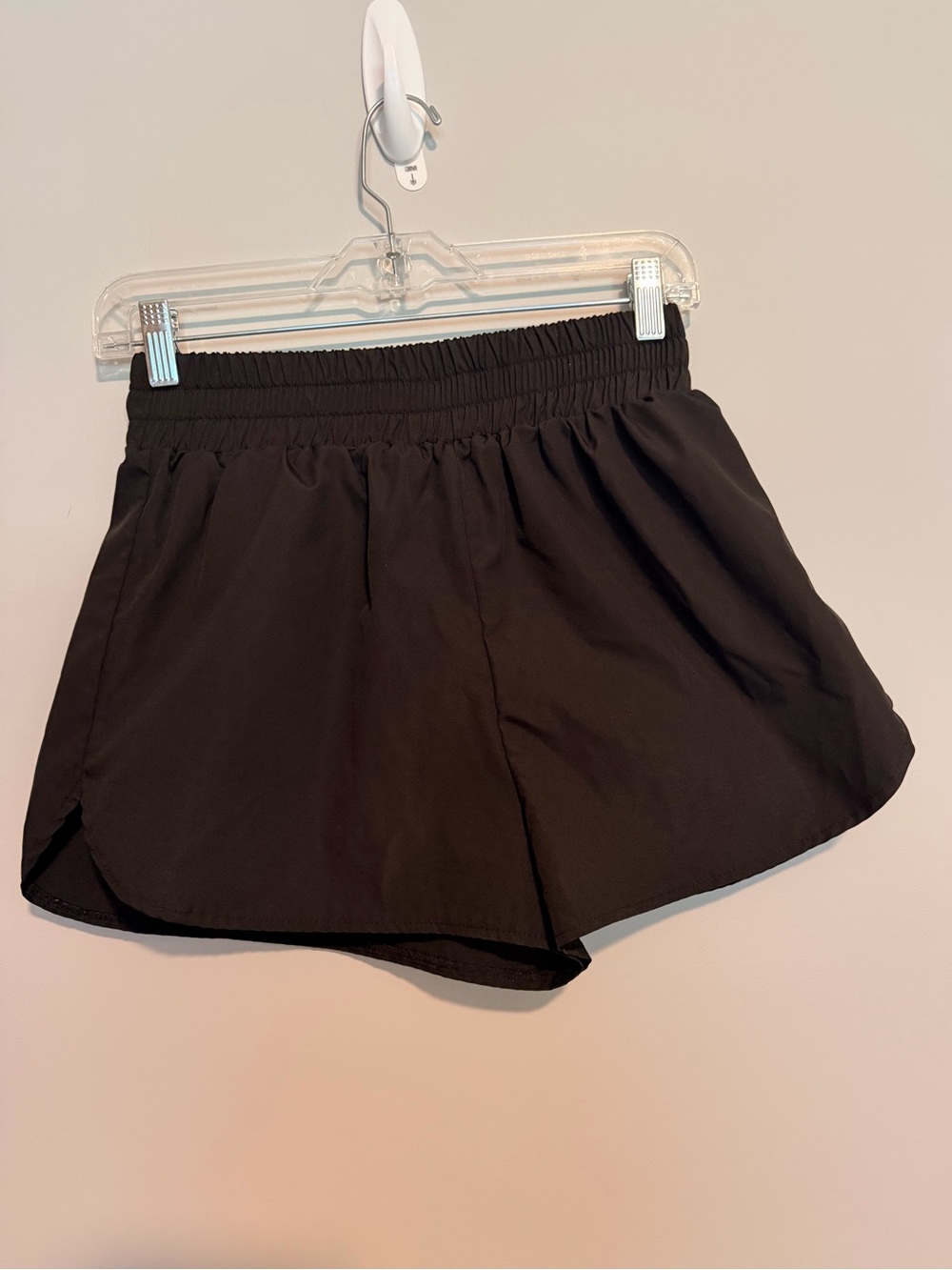 Women's Nylon Black Shorts Size L
